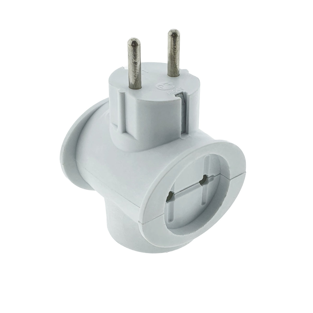 Stecher tip butoias, triplu, Flores 40532, 16A, 220V, alb [4]