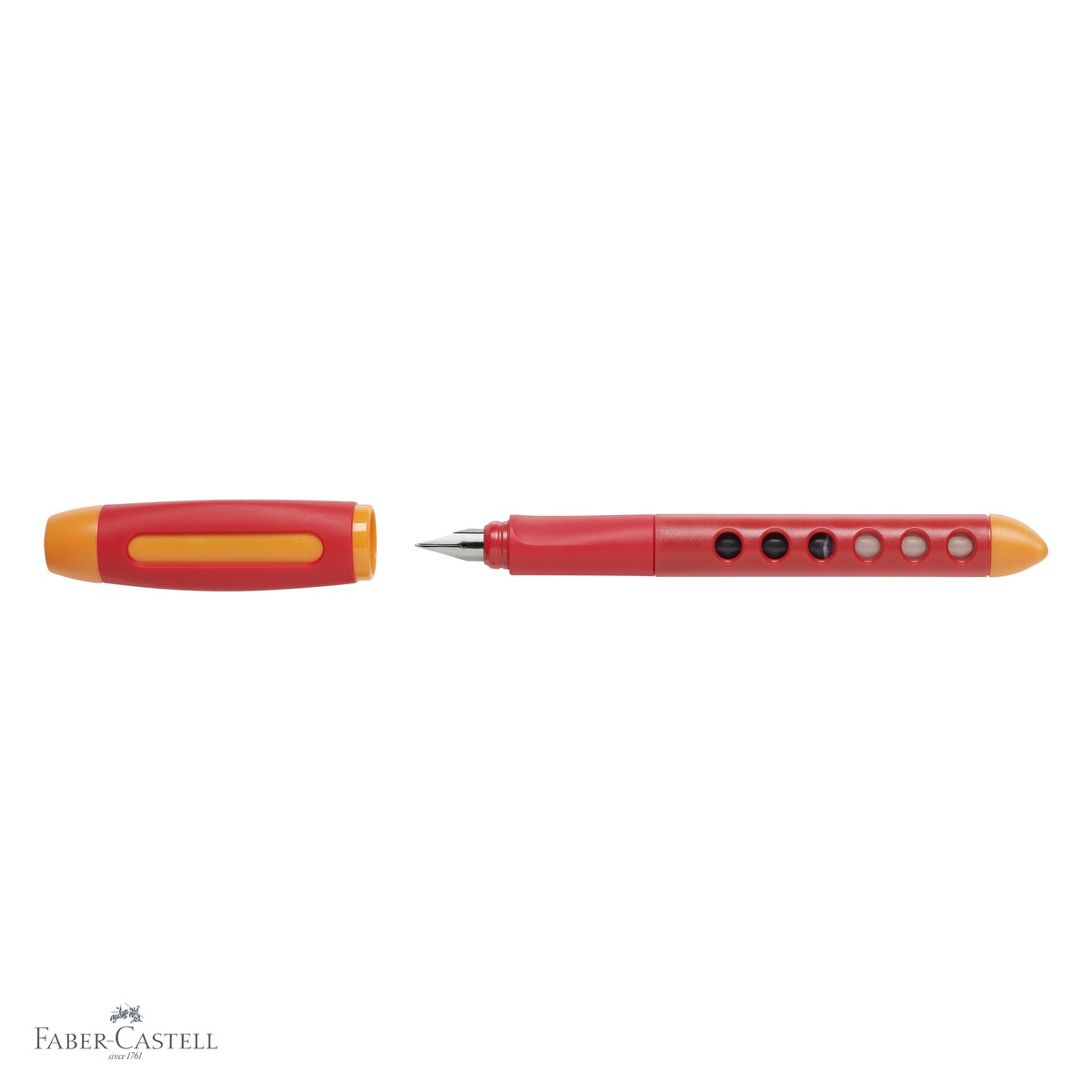 Stilou scolar Faber-Castell Scribolino, penita iridiu, zona grip ergonomica, pentru dreptaci incepatori [8]