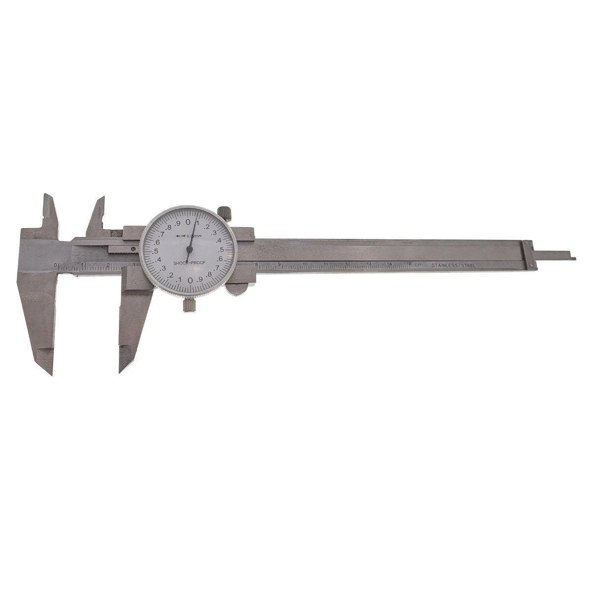 Subler mecanic cu ceas, interval de masurare 0 - 150 mm, L-150, precizie 0.02 mm, din otel [5]