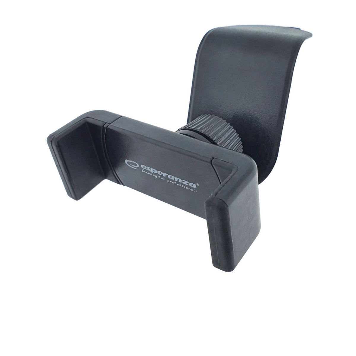 Suport auto cu brate ajustabile intre 55 si 80 mm, Esperanza Bait 94290, cu clema de prindere la grila de ventilatie, negru [1]