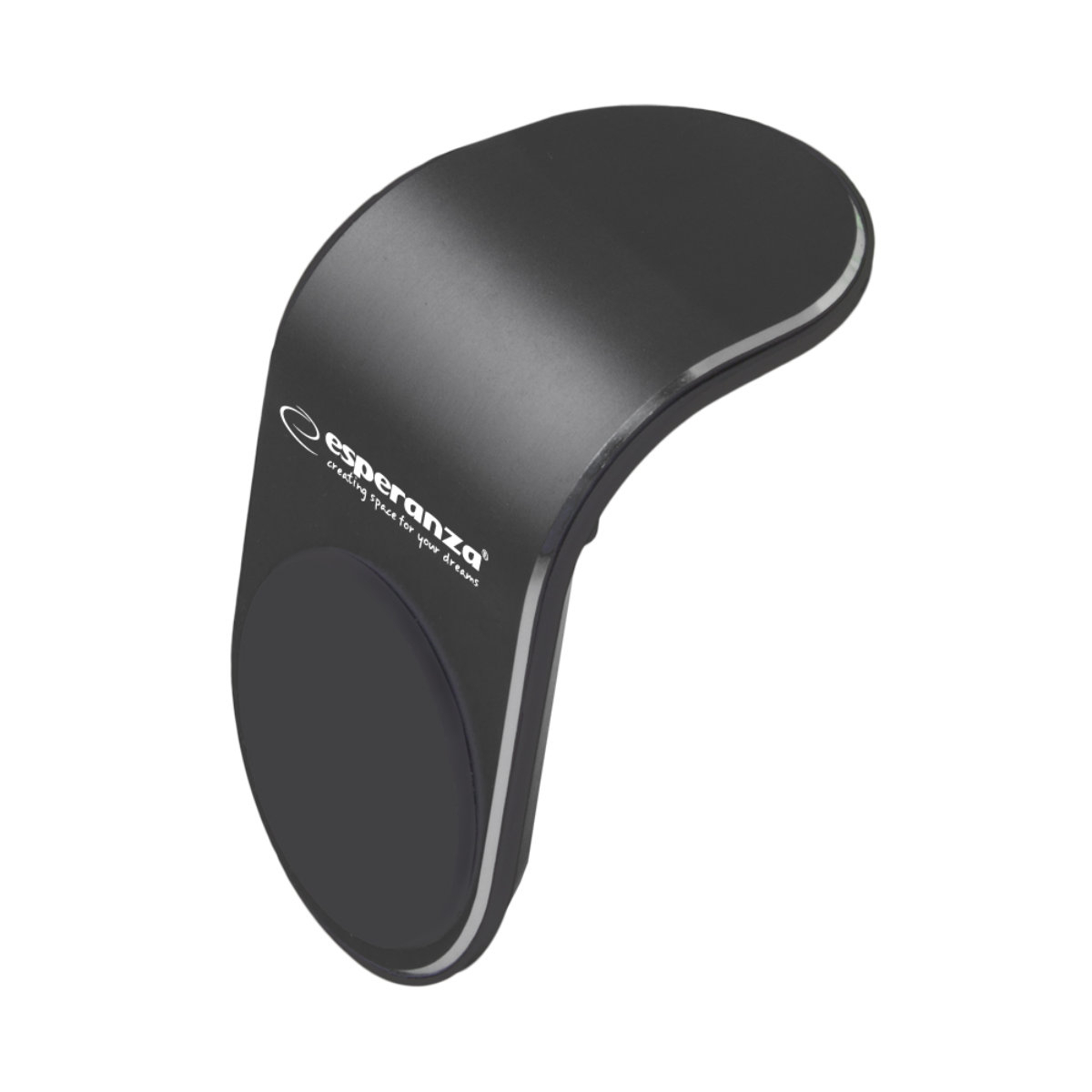 Suport auto magnetic, Esperanza Lure 94287, cu clema de prindere la grila de ventilatie, negru [6]