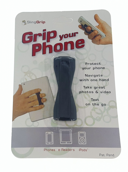 Suport autoadeziv, pentru smartphone cu elastic, color [1]
