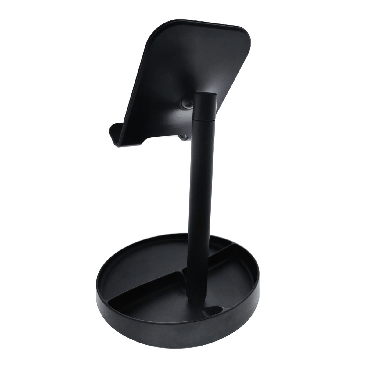 Suport de birou universal, XO-C42 86730 Desktop Holder, din metal, cu oglinda, negru [2]