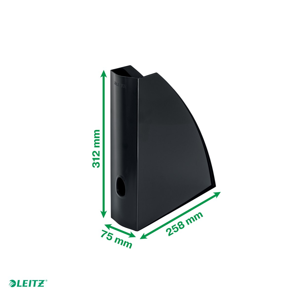 Suport documente plastic Leitz Recycle, negru [5]
