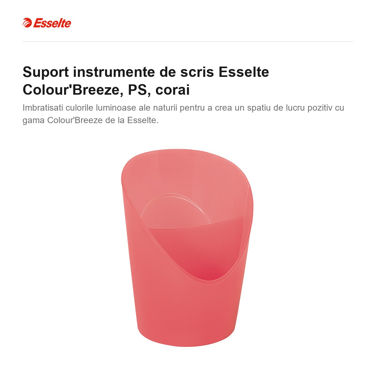 Suport instrumente de scris Esselte Colour'Breeze, PS, corai [2]