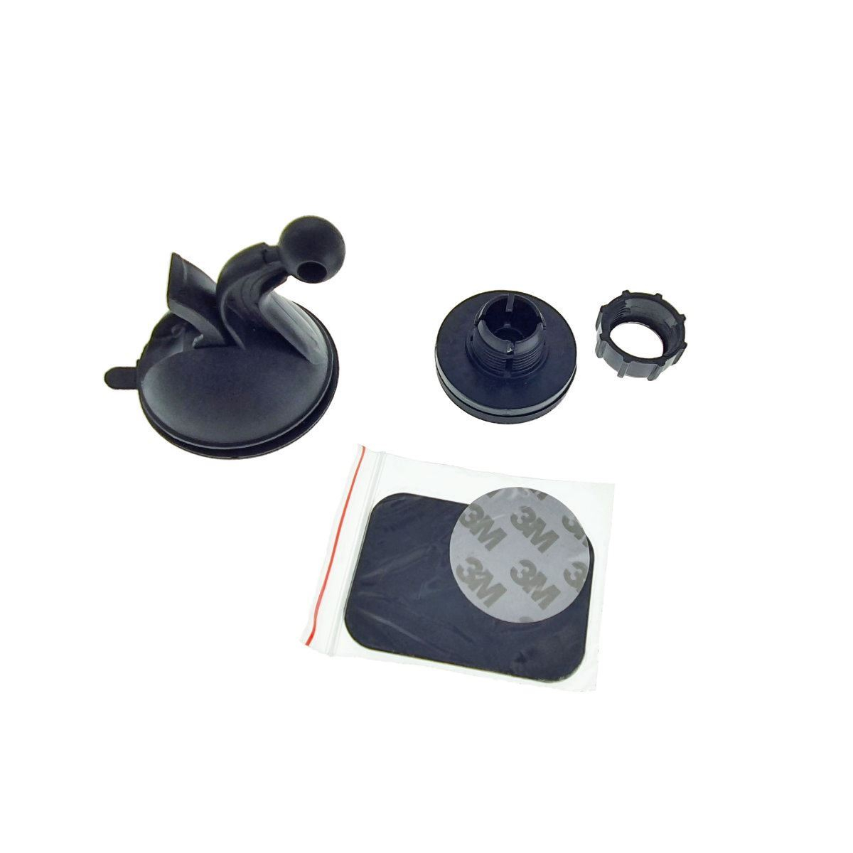 Suport magnetic rotund 43x10mm pentru smartphone cu ventuza de prindere la baza, negru [5]