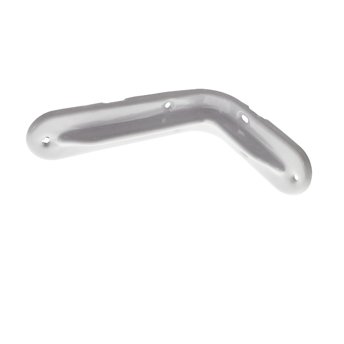 Suport pentru raft si polita, din metal, 125 x 90 x 32 mm, alb [3]