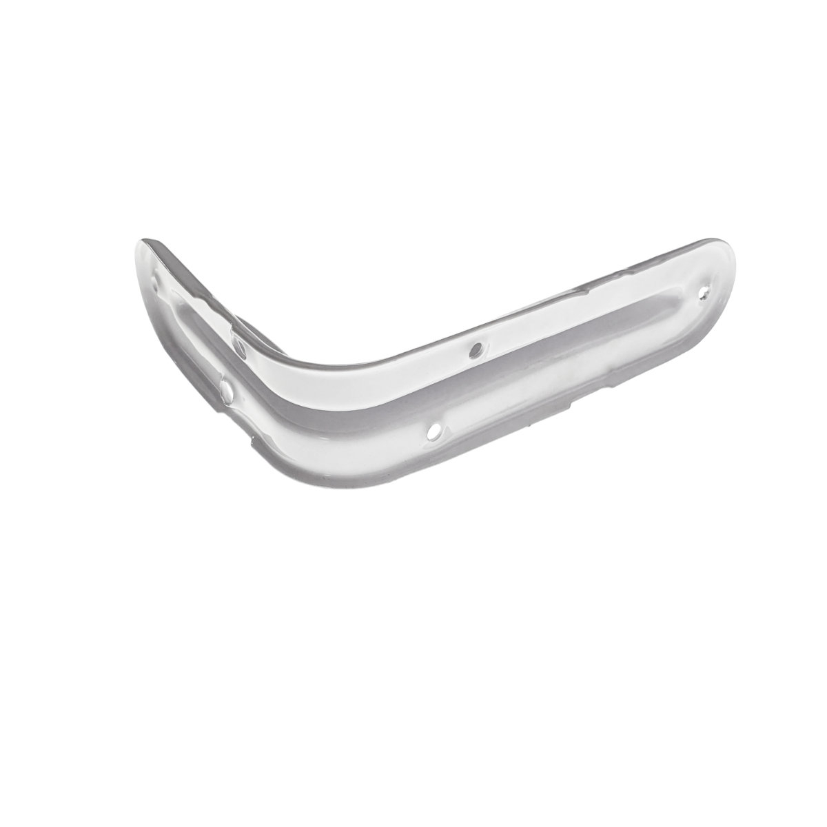 Suport pentru raft si polita, din metal, 125 x 90 x 32 mm, alb [8]