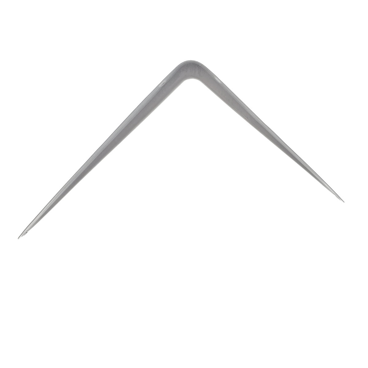 Suport pentru raft si polita, din metal, 245x200x40mm, alb [8]