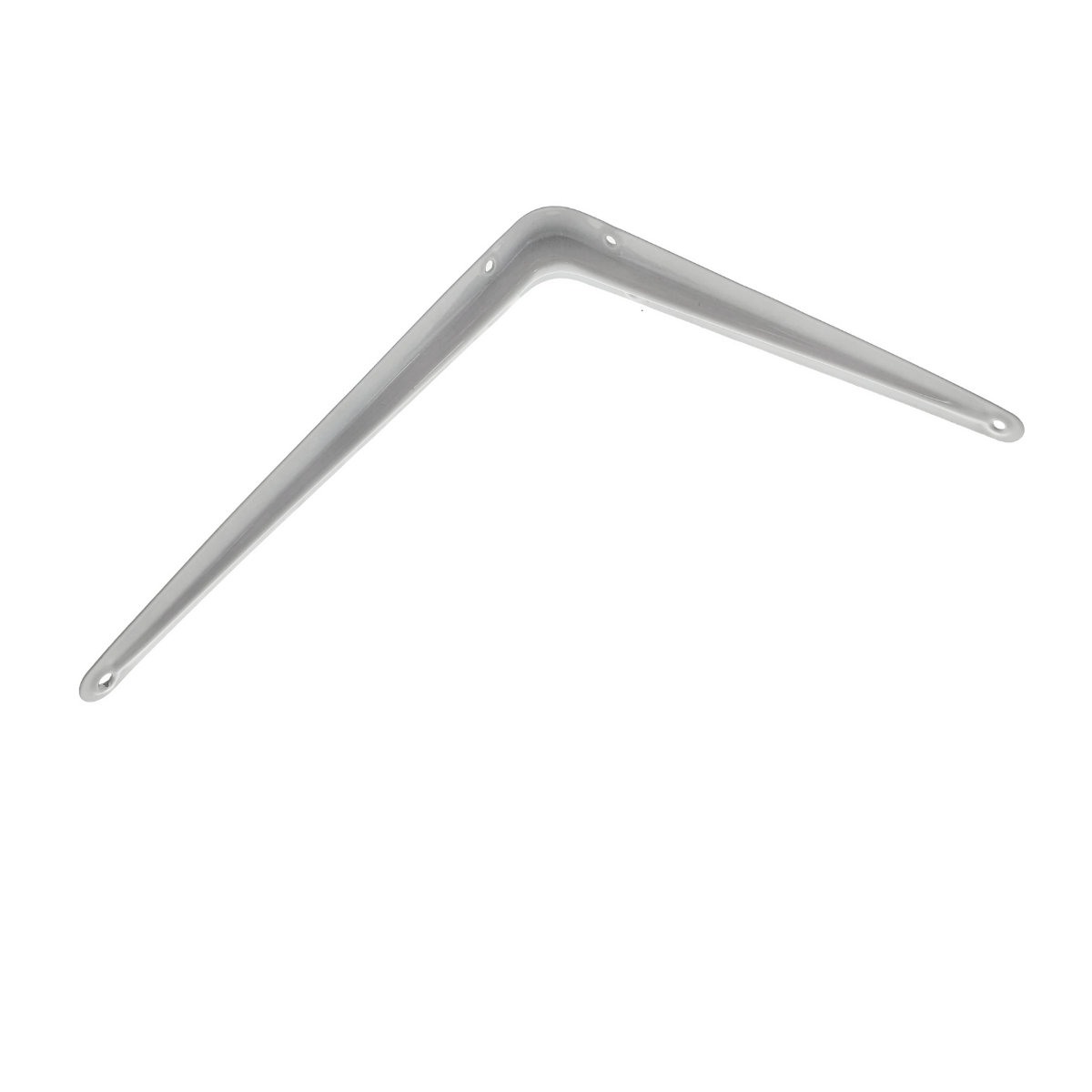 Suport pentru raft si polita, din metal, 245x200x40mm, alb [2]