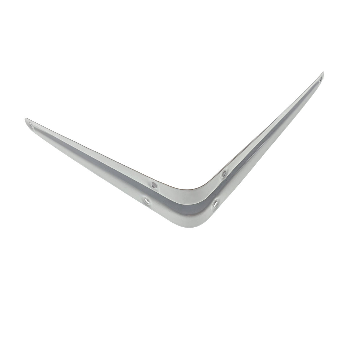 Suport pentru raft si polita, din metal, 245x200x40mm, alb [3]