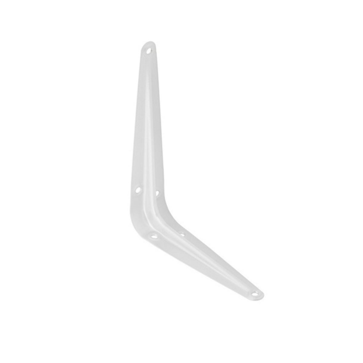 Suport pentru raft si polita, din metal, 300x250x48mm, alb [2]