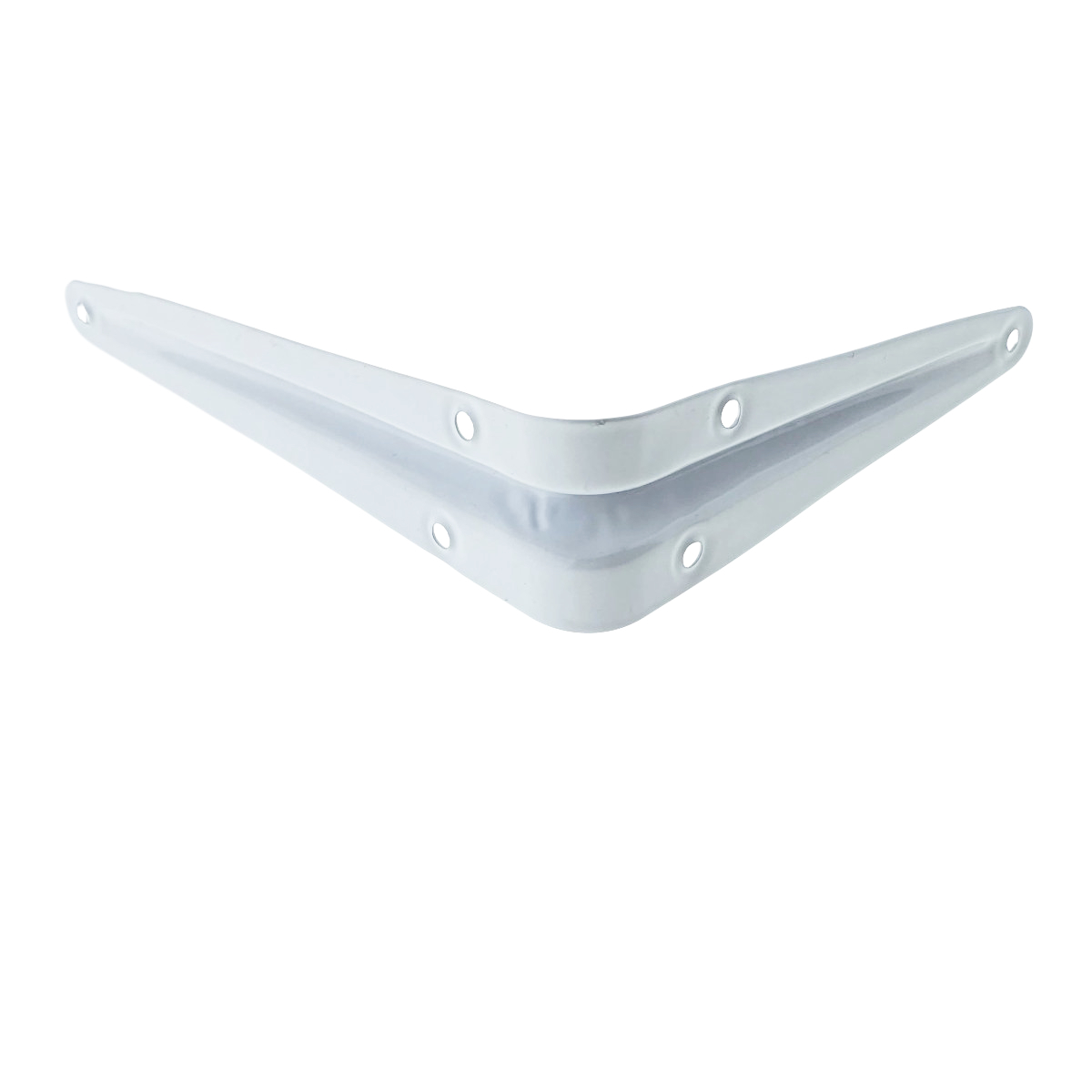 Suport pentru raft si polita, tip L, din metal, 120 X 150 X 30 mm, alb [2]
