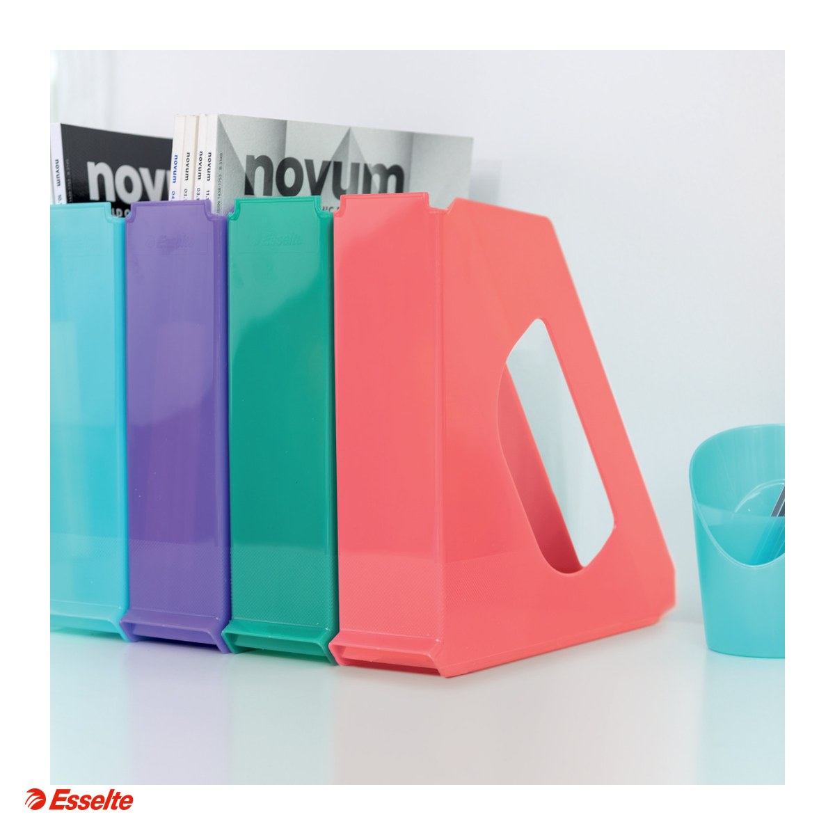 Suport vertical Esselte Colour'Breeze, pentru documente, PS, A4, albastru [5]