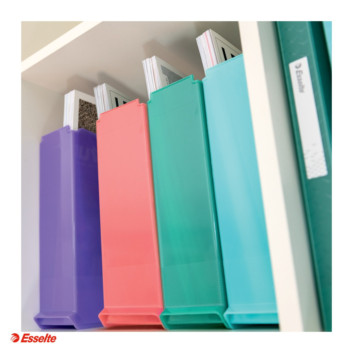 Suport vertical Esselte Colour'Breeze, pentru documente, PS, A4, verde [5]