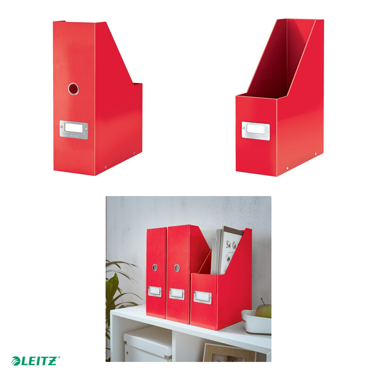 Suport vertical Leitz Click & Store WOW, rosu [4]