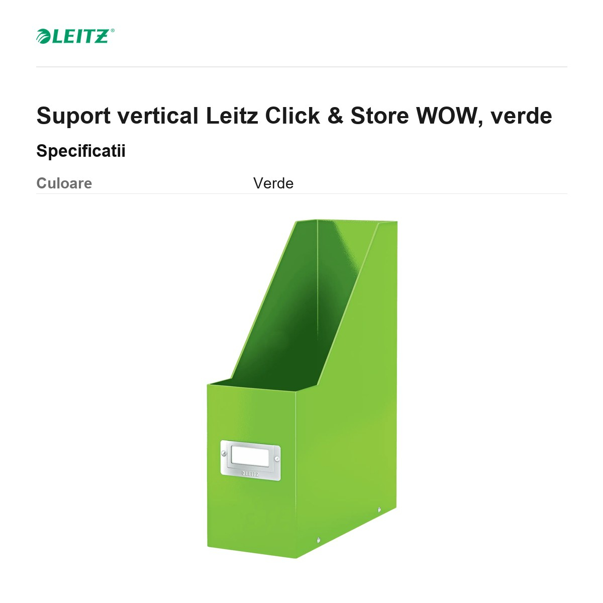 Suport vertical Leitz Click & Store WOW, verde [3]