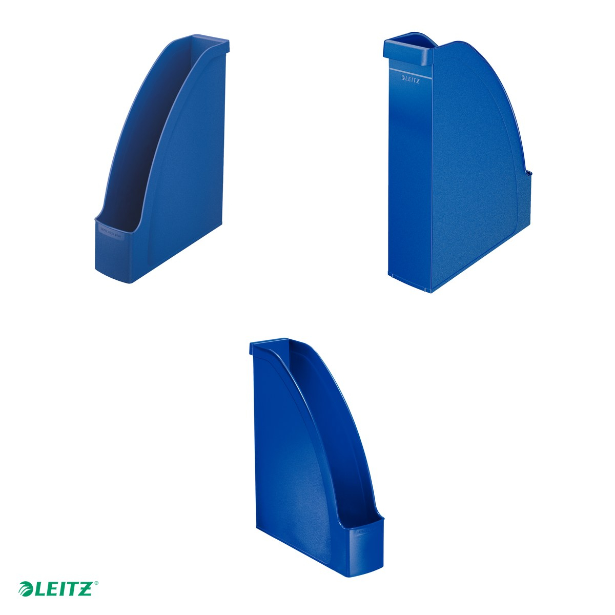Suport vertical Leitz Plus, pentru documente, PS, A4, capacitate 70 mm, albastru [5]