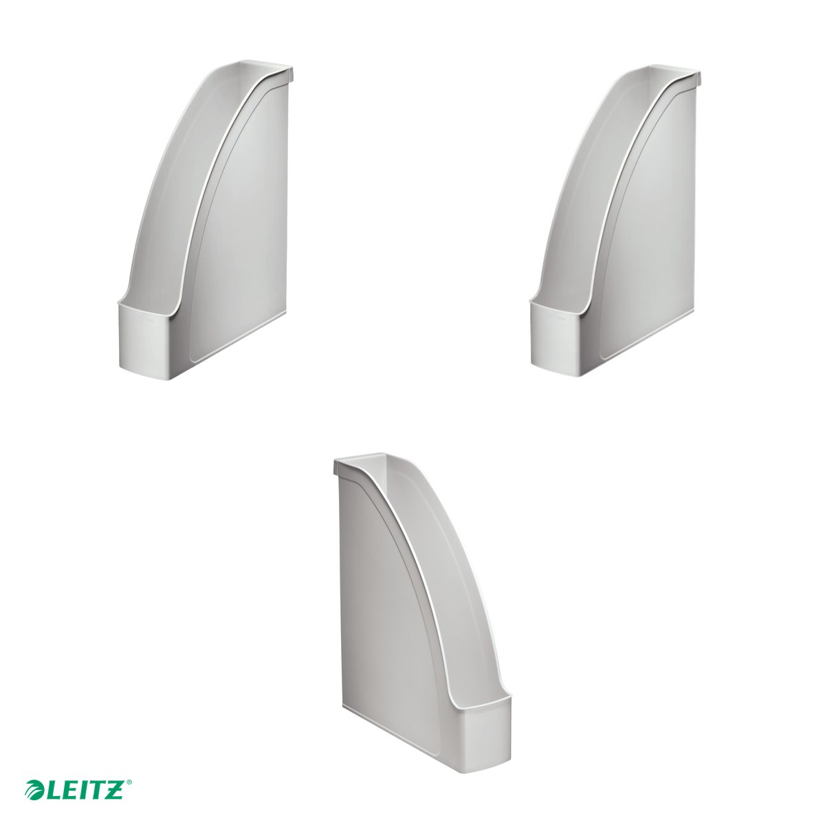 Suport vertical Leitz Plus, pentru documente, PS, A4, capacitate 70 mm, gri [4]