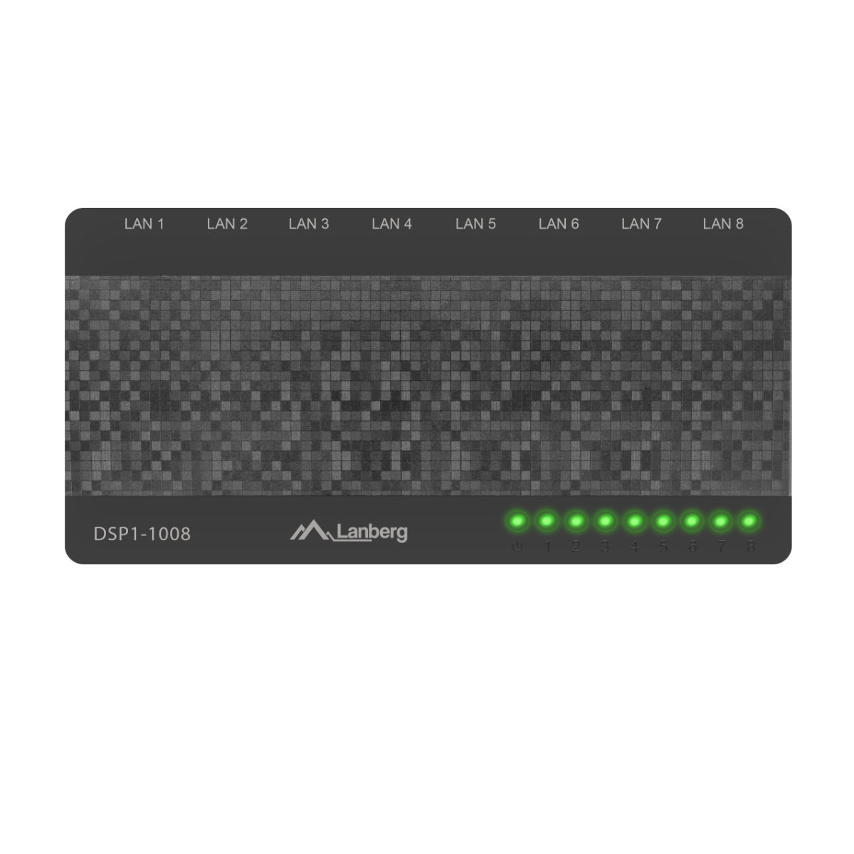 Switch Gigabit Lanberg 41570, cu 8 porturi Gigabit Ethernet RJ-45 10/100/1000 Mbps, 5V, racire pasiva, negru [6]