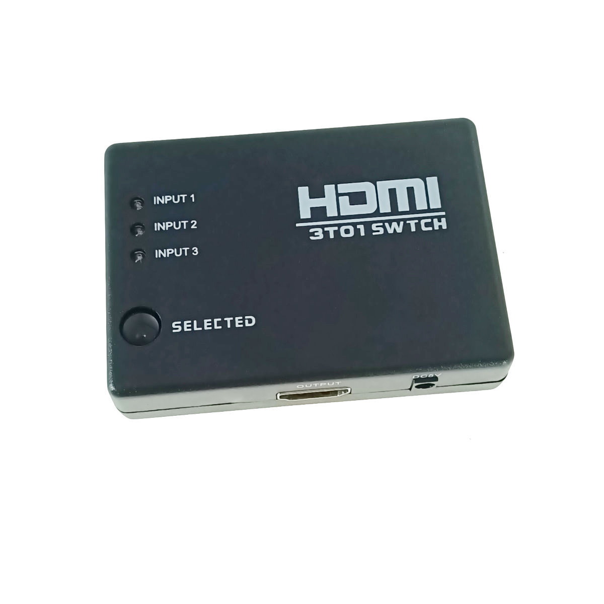 Switch HDMI 4K, cu 3 porturi de intrare si 1 port de iesire, cu telecomanda si senzor IR, negru [2]