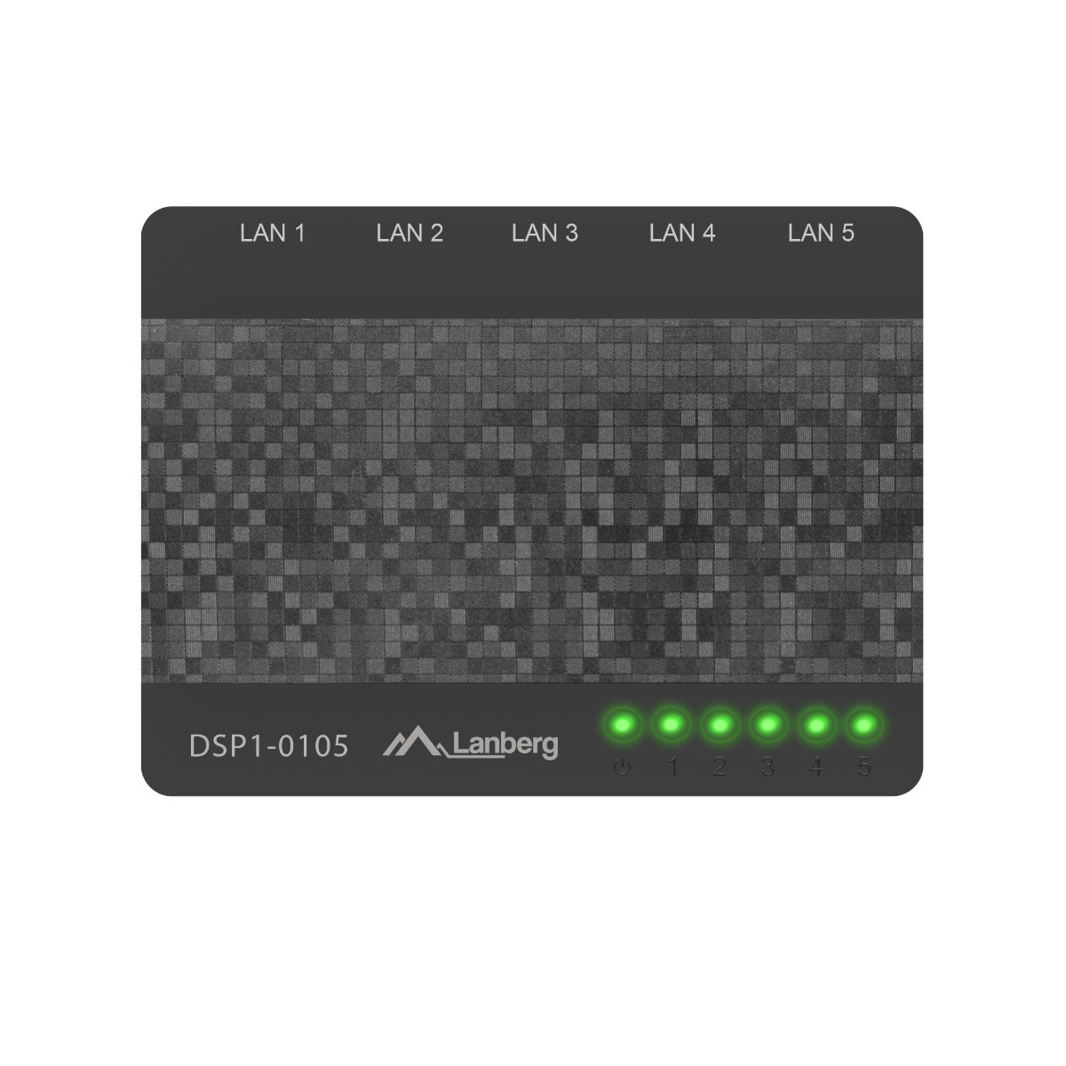 Switch Lanberg 41567, cu 5 porturi Fast Ethernet RJ-45 10/100 Mbps, 5V, racire pasiva, negru [6]