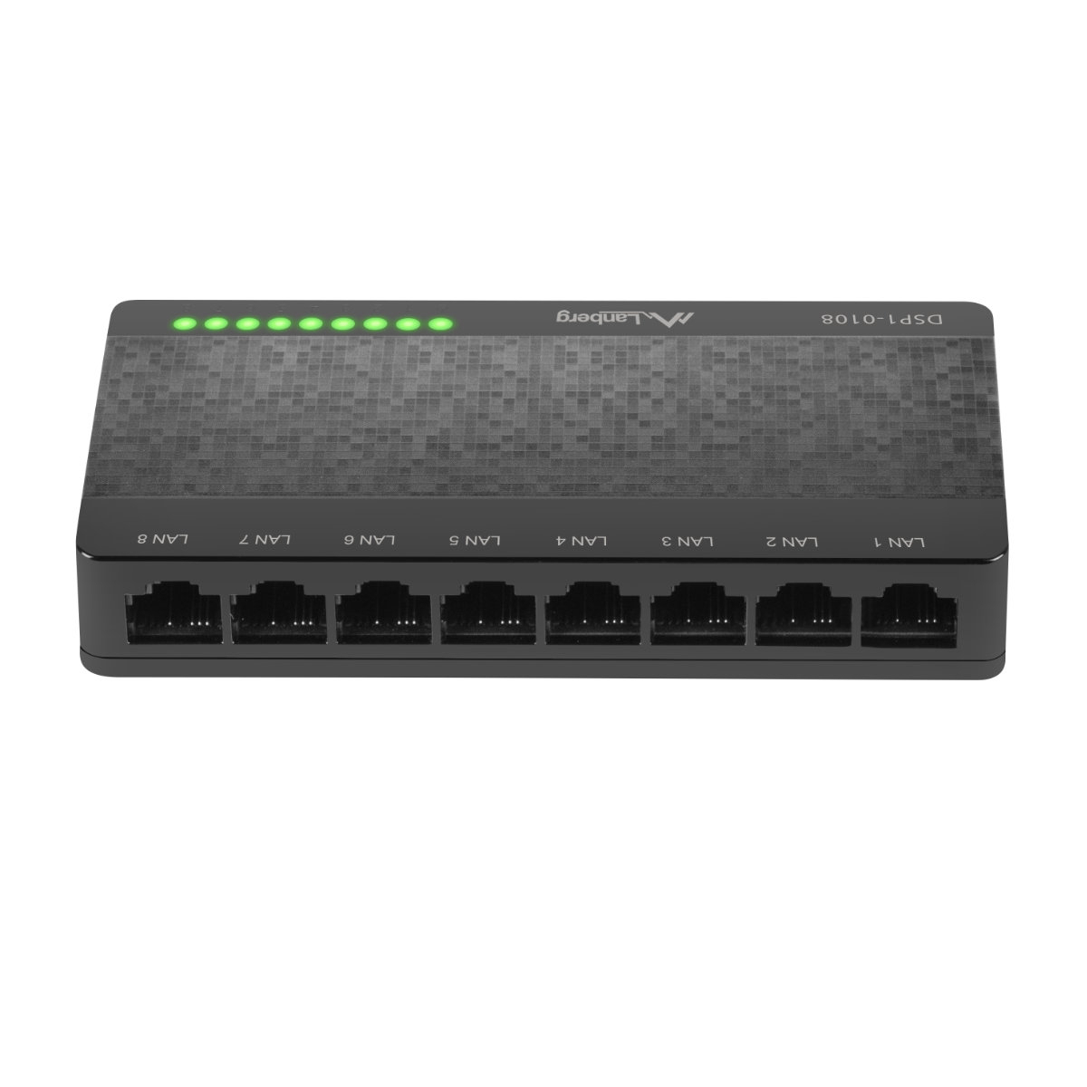 Switch Lanberg 41568, cu 8 porturi Fast Ethernet RJ-45 10/100 Mbps, 5V, racire pasiva, negru [7]