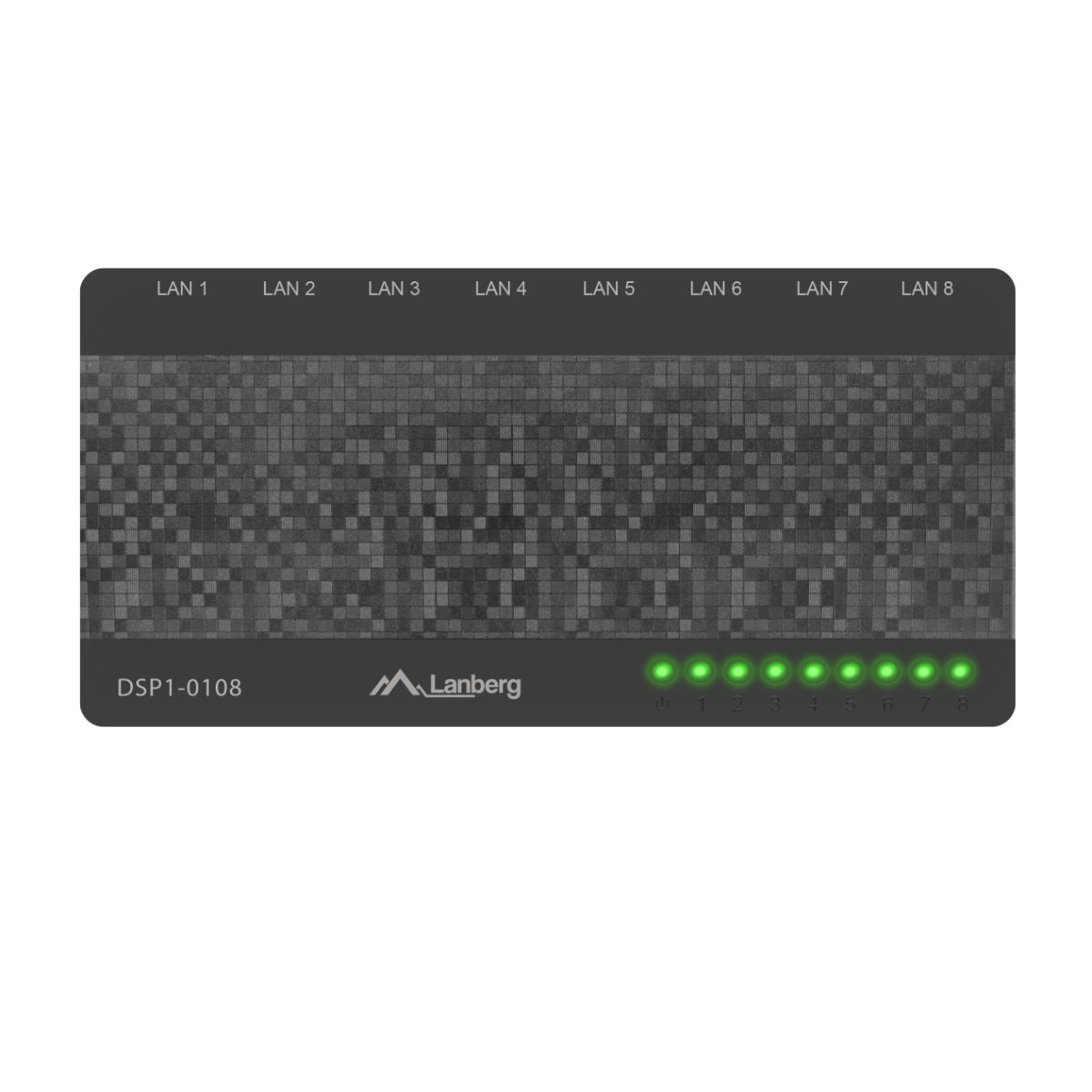 Switch Lanberg 41568, cu 8 porturi Fast Ethernet RJ-45 10/100 Mbps, 5V, racire pasiva, negru [2]