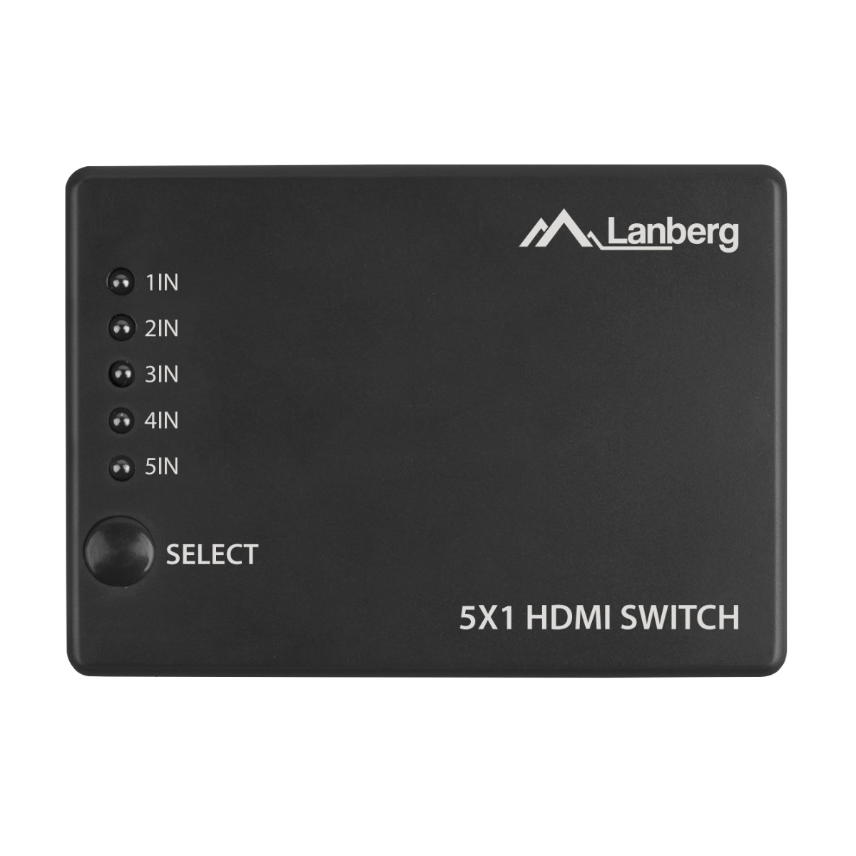 Switch video Lanberg 42434, comutator cu 5 intrari HDMI si un port de iesire HDMI 4K, 3D, telecomanda, alimentare microUSB 5V 1A, negru [7]