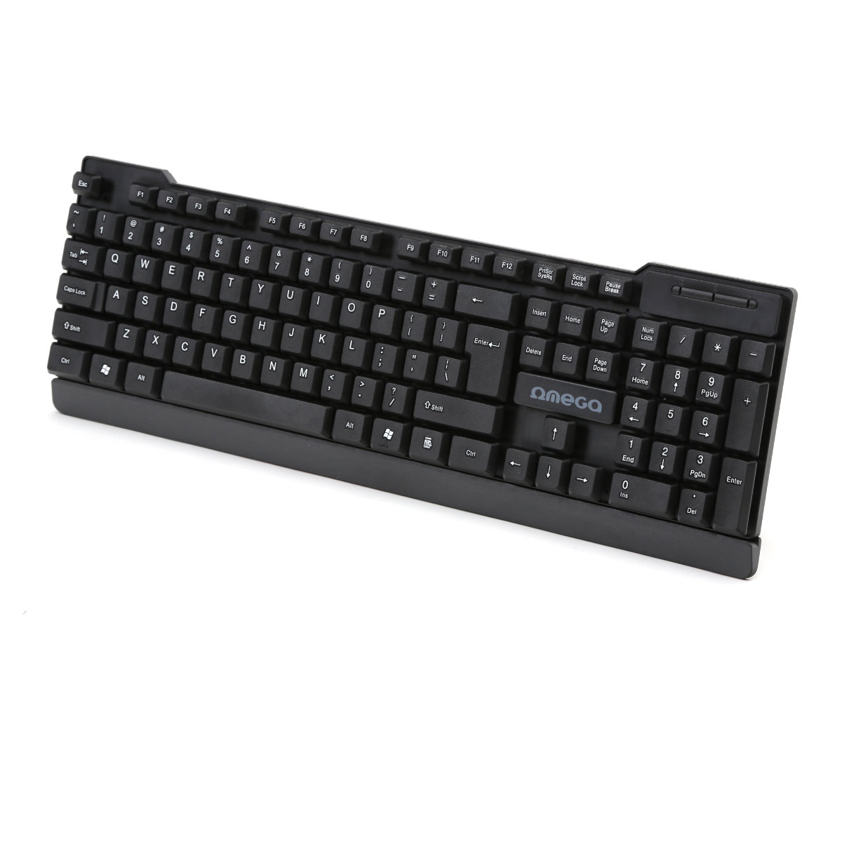 Tastatura cu cablu USB , Omega OK-35B, 104 taste cu profil inalt, US, neagra [2]