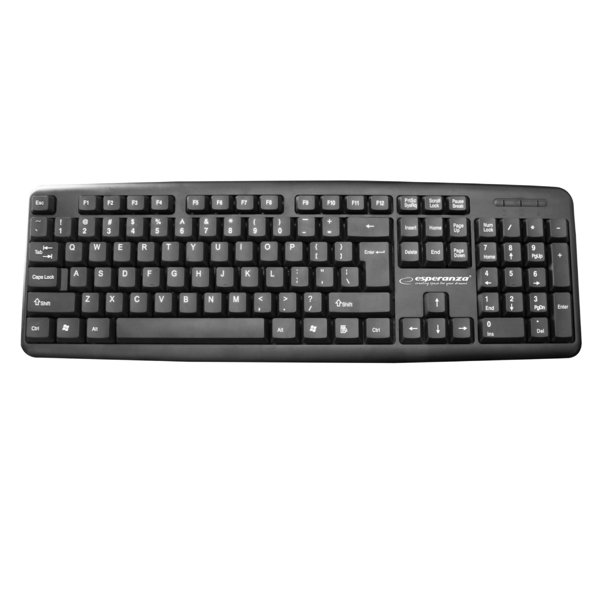 Tastatura Esperanza EK134 Amarillo, cu cablu 145 cm si conectare USB, neagra [5]