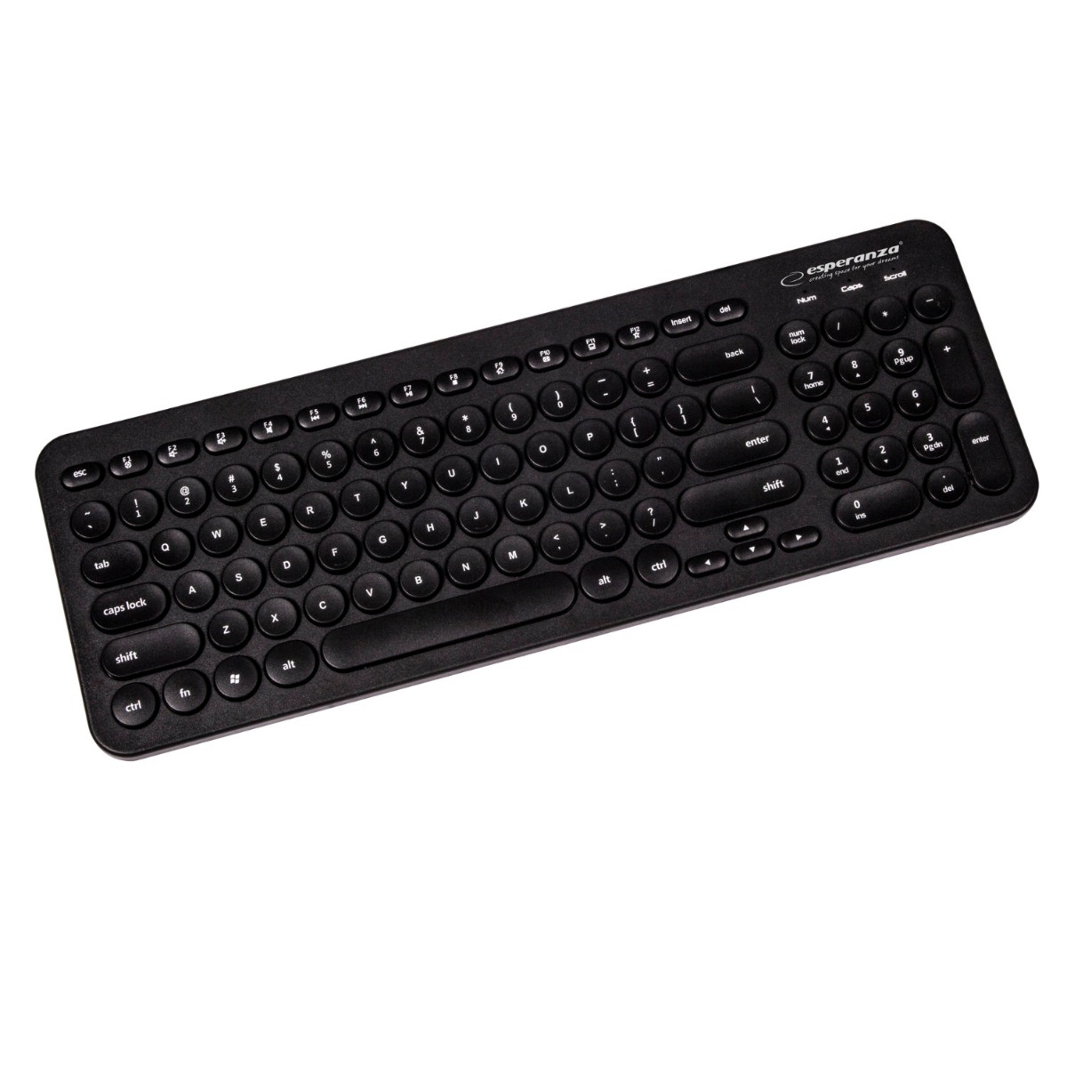 Tastatura Esperanza Memphis EK132, 12 taste multimedia, cablu 150 cm cu conectare USB, neagra [3]