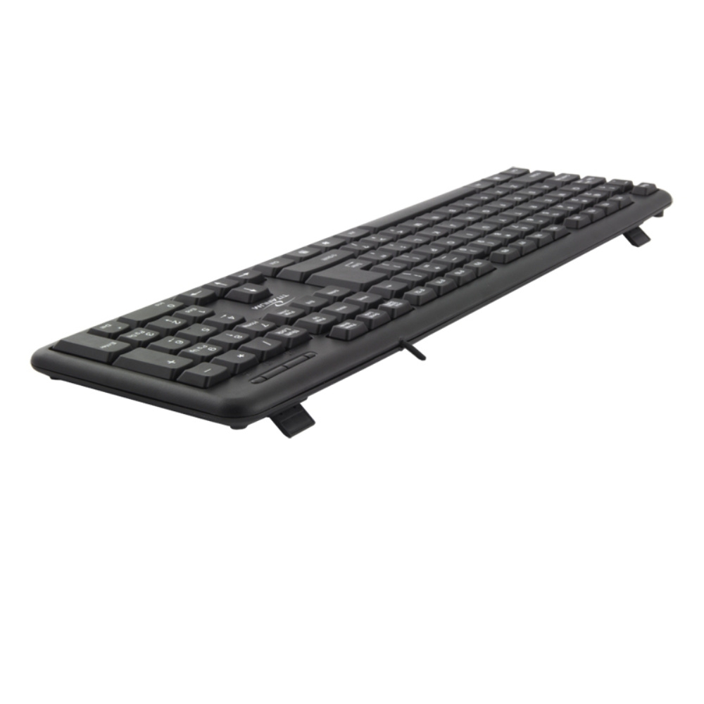 Tastatura standard, cu fir si conectare USB, Titanum TK101, 104 taste, neagra [10]
