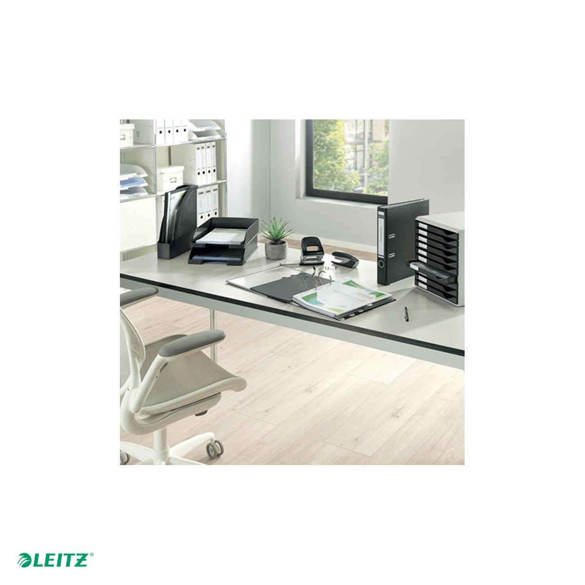 Tavita documente Leitz Plus, PS, A4, gri [5]