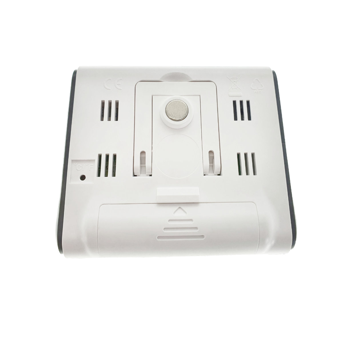 Termometru si higrometru digital DTH-01, de interior si exterior, cu alarma, suport de masa si magnet, 80x70x20mm [9]