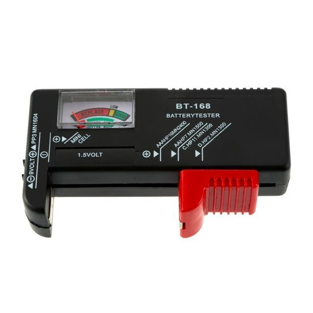 Tester capacitate baterii 1.5-9V,BT-168,negru [7]