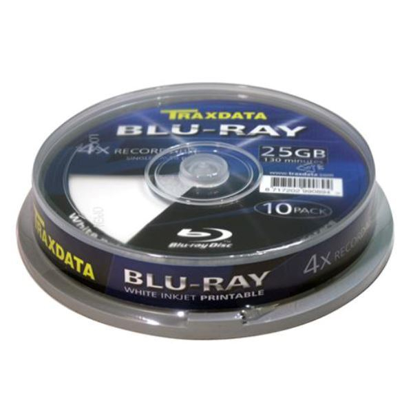 Traxdata - BD-R Traxdata 25Gb 4X Printabil , Cake Box , 10 buc / pret/set [2]