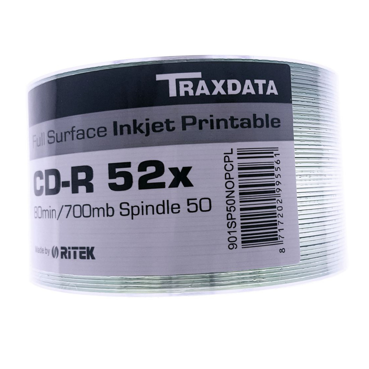 Traxdata - CD-R Traxdata 700 Mb , 80 min , 52X , Printabil Inkjet , set 50 buc [4]