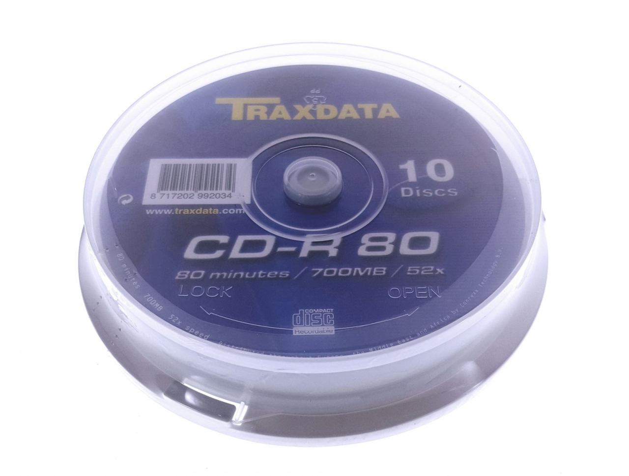 Traxdata - CD-R Traxdata 700Mb , 80 min , 52X , Cake Box , 10 buc / pret/buc [4]