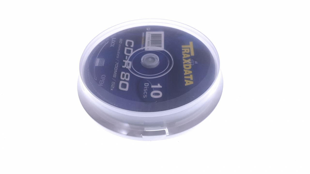 Traxdata - CD-R Traxdata 700Mb , 80 min , 52X , Cake Box , 10 buc / pret/buc [6]