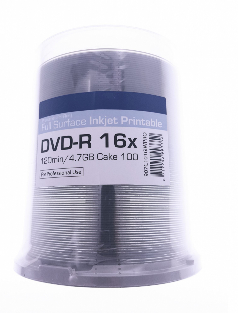 TRAXDATA DVD-R 4,7GB 16X PRO HI-RES WHITE INK-PRINT CAKE*100 907C1016IPROP [5]