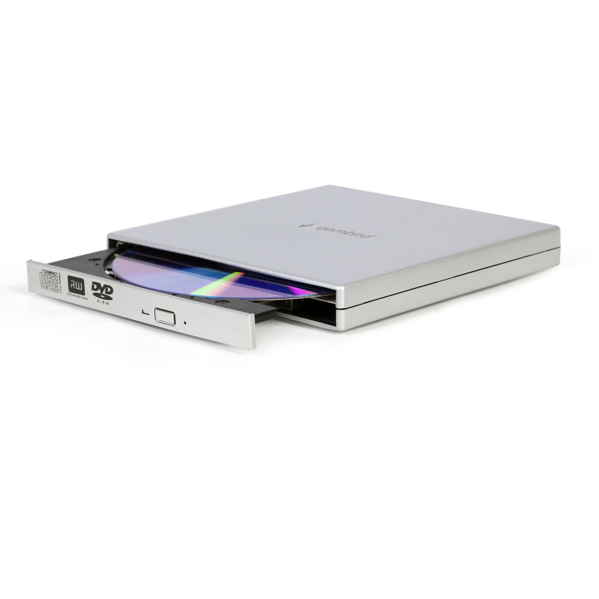 Unitate externa CD / DVD, USB 2.0, Gembird , citeste si inregistreaza, argintie [7]