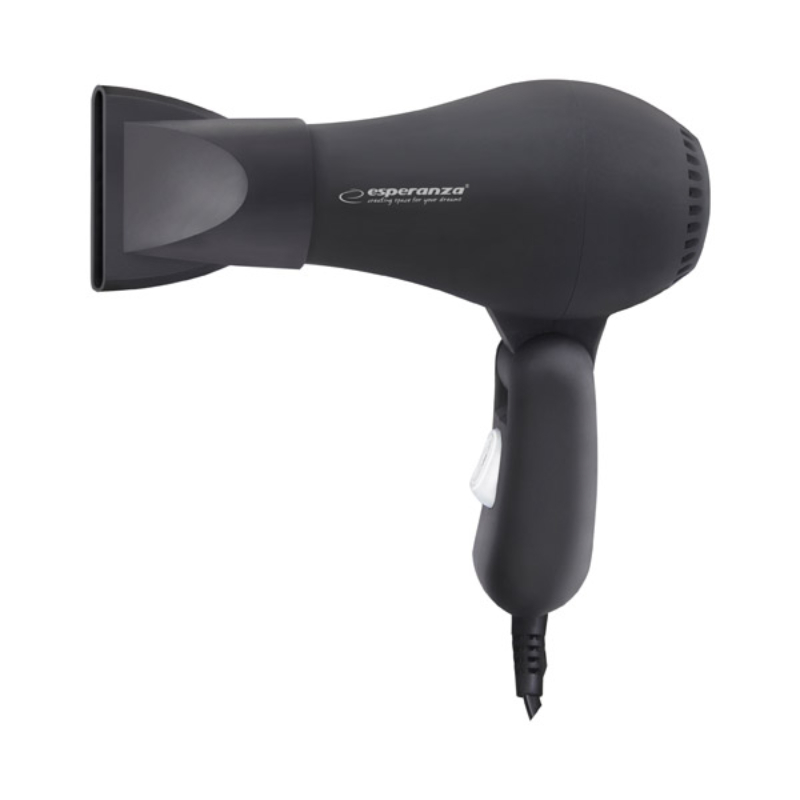 Uscator de par, 750W, 2 viteze, concentrator, maner pliabil, Esperanza Aurora, negru [4]