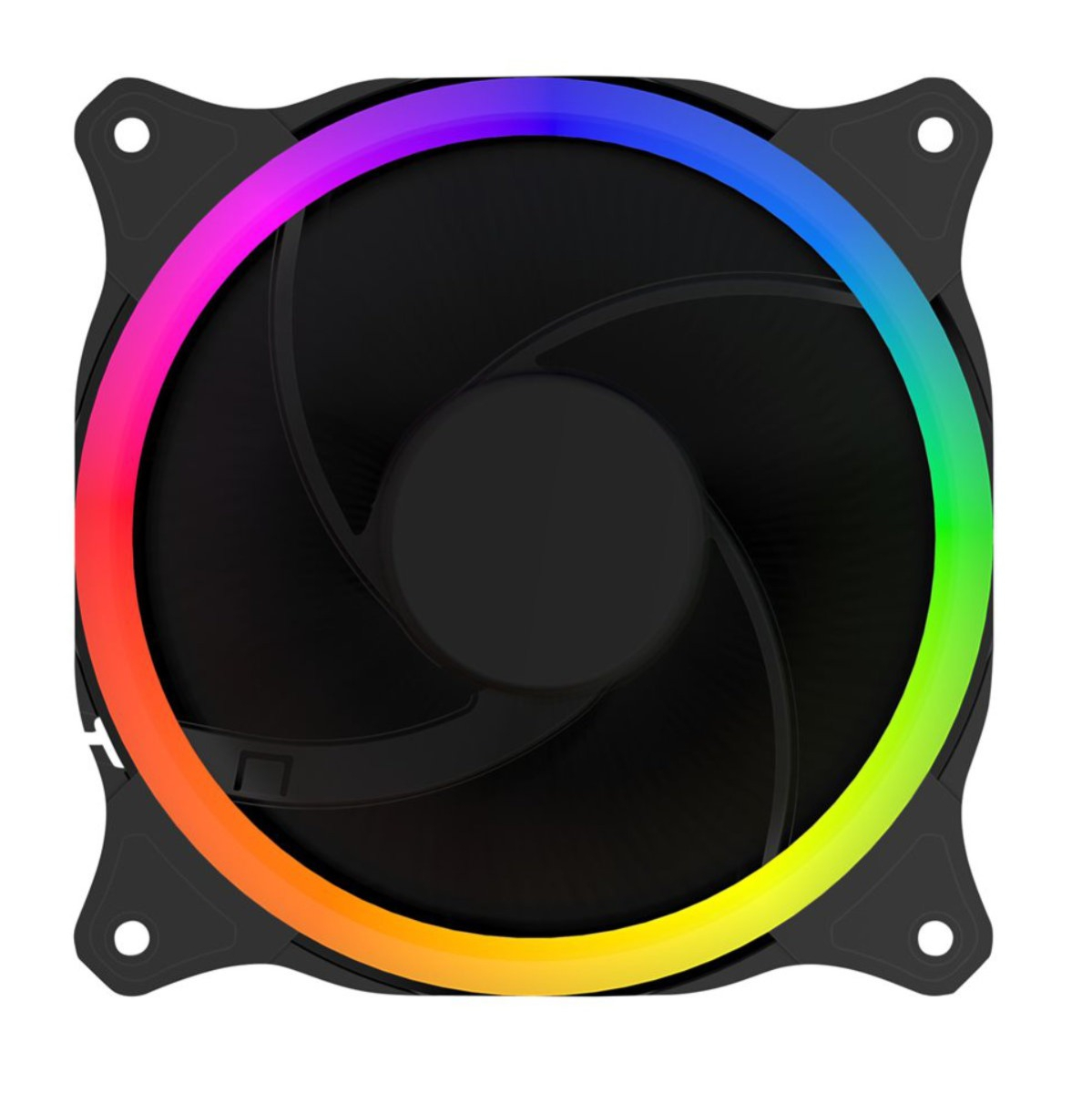Ventilator PC, Gembird Huracan X-ARGB, 120 x 120 x 25 mm, 16 LED RGB, conectori ARGB mama si tata, 1100 rpm, 5V [1]