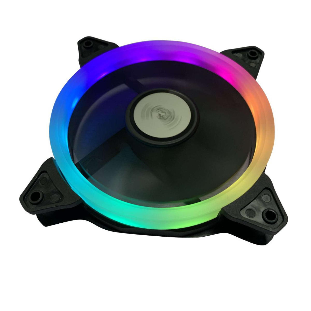 Ventilator PC, Gembird Huracan X-ARGB, 120 x 120 x 25 mm, 16 LED RGB, conectori ARGB mama si tata, 1100 rpm, 5V [9]