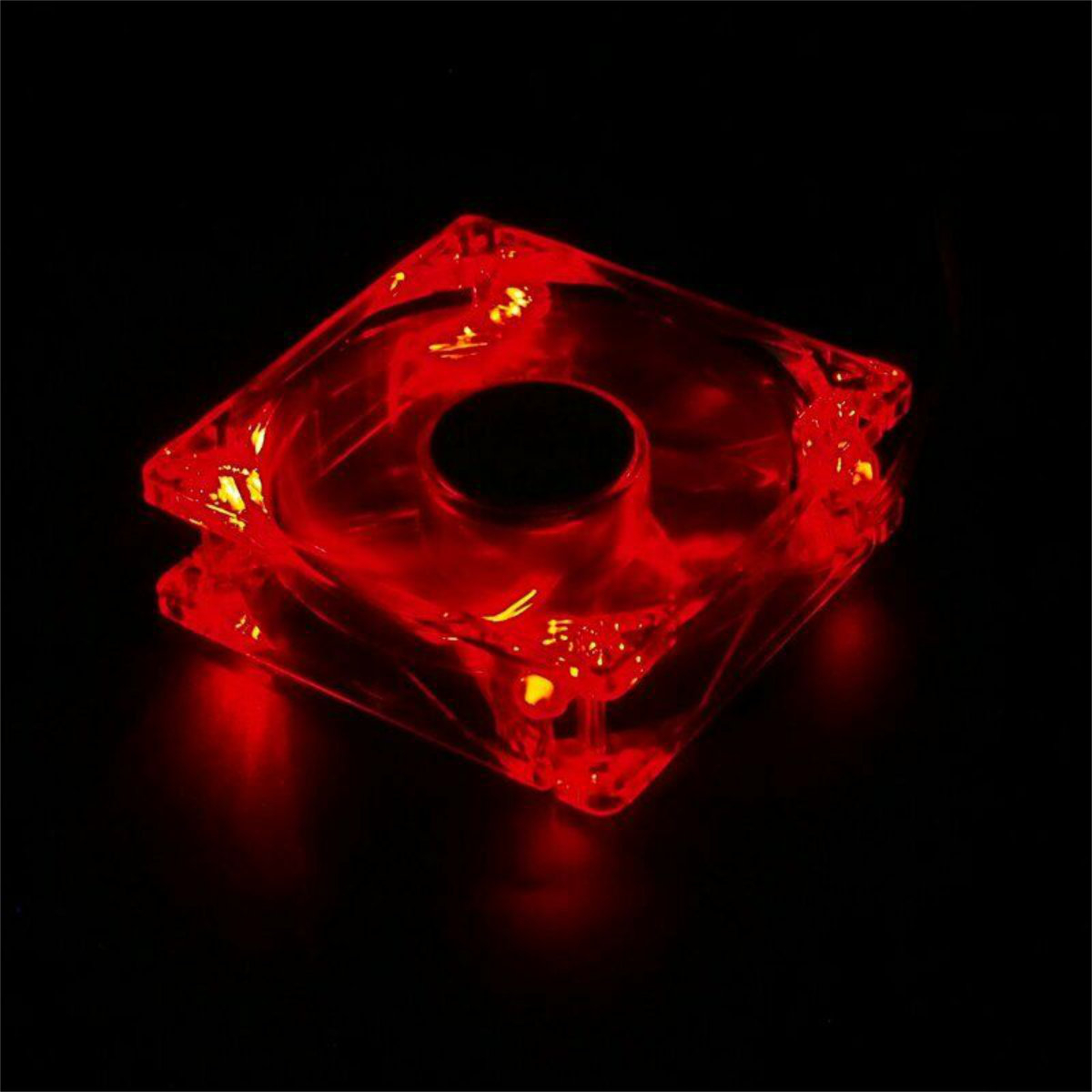 Ventilator PC, LHR Super fan, iluminare LED rosie, 80 x 80 x 25 mm , 3000RPM, 12v, 0.20A [7]