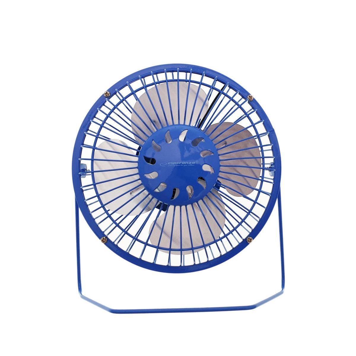 Ventilator USB YUGO EA149B, din metal, 20x17x8cm, albastru [5]