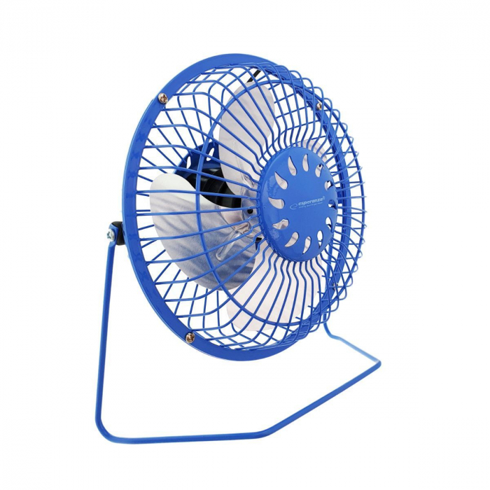 Ventilator USB YUGO EA149B, din metal, 20x17x8cm, albastru [2]