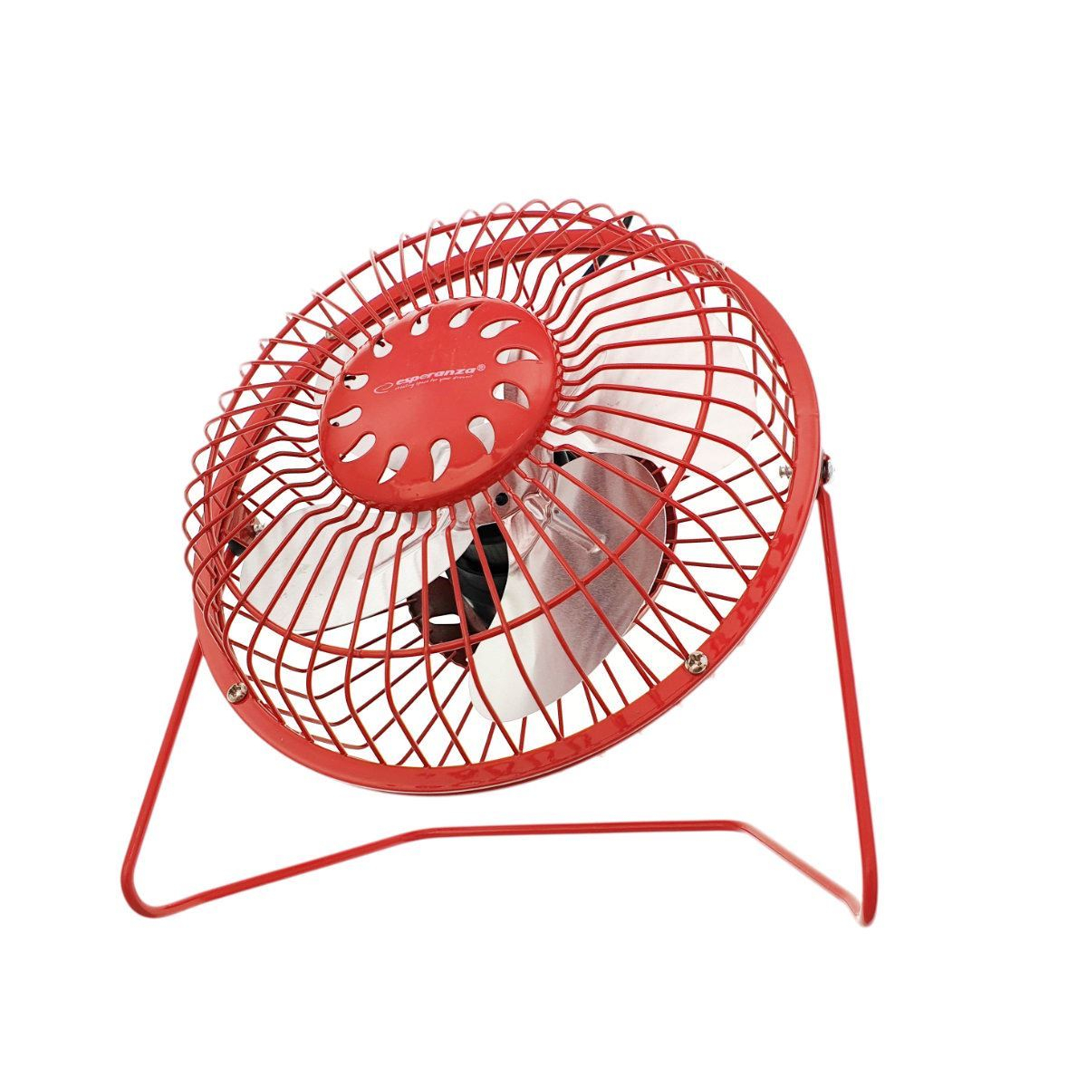 Ventilator USB YUGO EA149R, din metal, 20x17x8cm, rosu [7]
