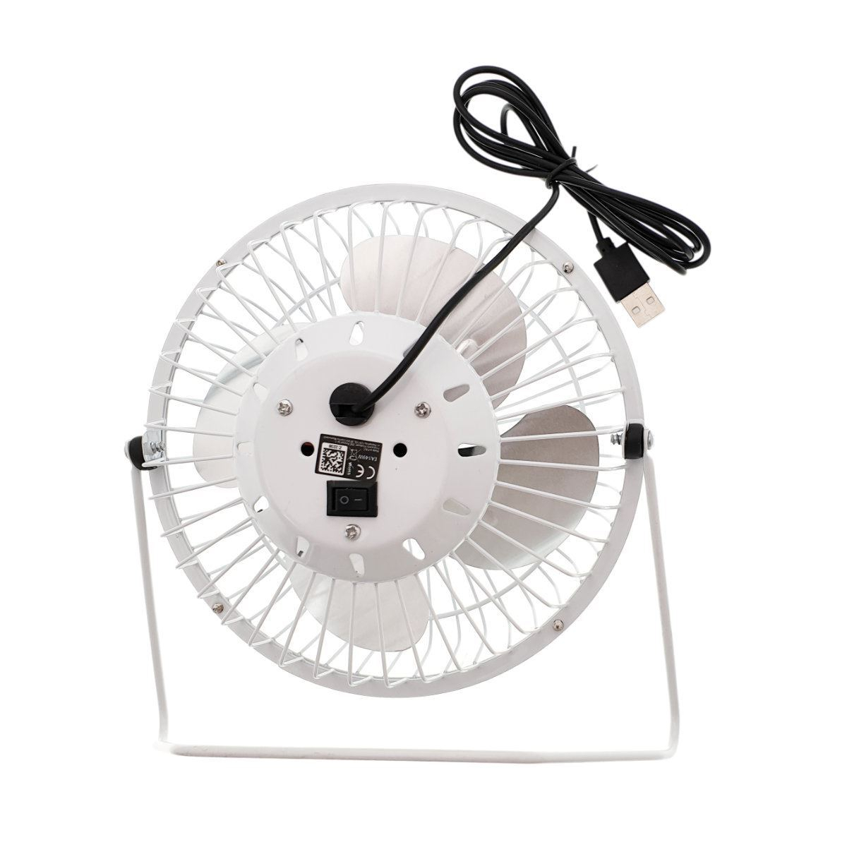 Ventilator USB YUGO EA149W, din metal, 20x17x8cm, alb [7]